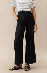 Jude Linen Pants - Black